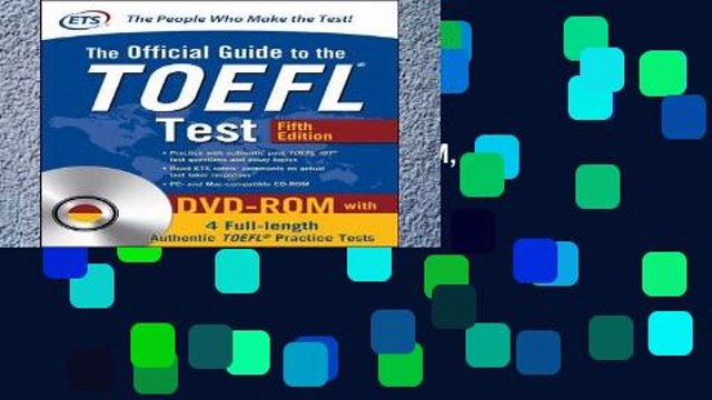 Favorit Book The Official Guide to the TOEFL Test with DVD-ROM, Fifth Edition Unlimited acces