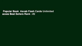 Popular Book  Asvab Flash Cards Unlimited acces Best Sellers Rank : #2