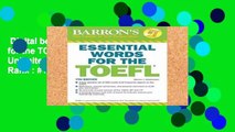 Digital book  Essential Words for the TOEFL, 7th Edition Unlimited acces Best Sellers Rank : #1