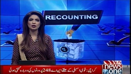 Votes recount of National Assembly's constituency NA-248