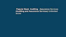 Popular Book  Auditing   Assurance Services (Auditing and Assurance Services) Unlimited acces