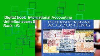 Digital book  International Accounting Unlimited acces Best Sellers Rank : #3