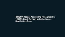 EBOOK Reader Accounting Principles: Bk. 1 (Cliffs Quick Review) Unlimited acces Best Sellers Rank