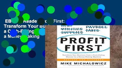 EBOOK Reader Profit First: Transform Your Business from a Cash-Eating Monster to a Money-Making