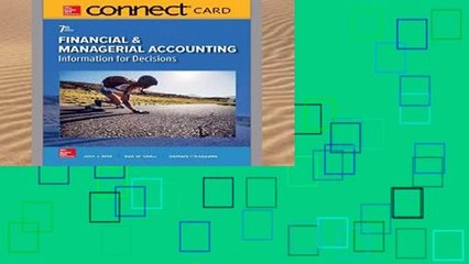 Popular Book  Connect Access Card for Financial and Managerial Accounting Unlimited acces Best
