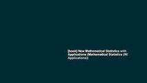[book] New Mathematical Statistics with Applications (Mathematical Statistics (W/ Applications))