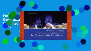 Favorit Book  Accounting for Governmental and Nonprofit Entities Unlimited acces Best Sellers Rank