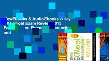 viewEbooks & AudioEbooks Wiley CPA Excel Exam Review 2015 Focus Notes: Financial Accounting and