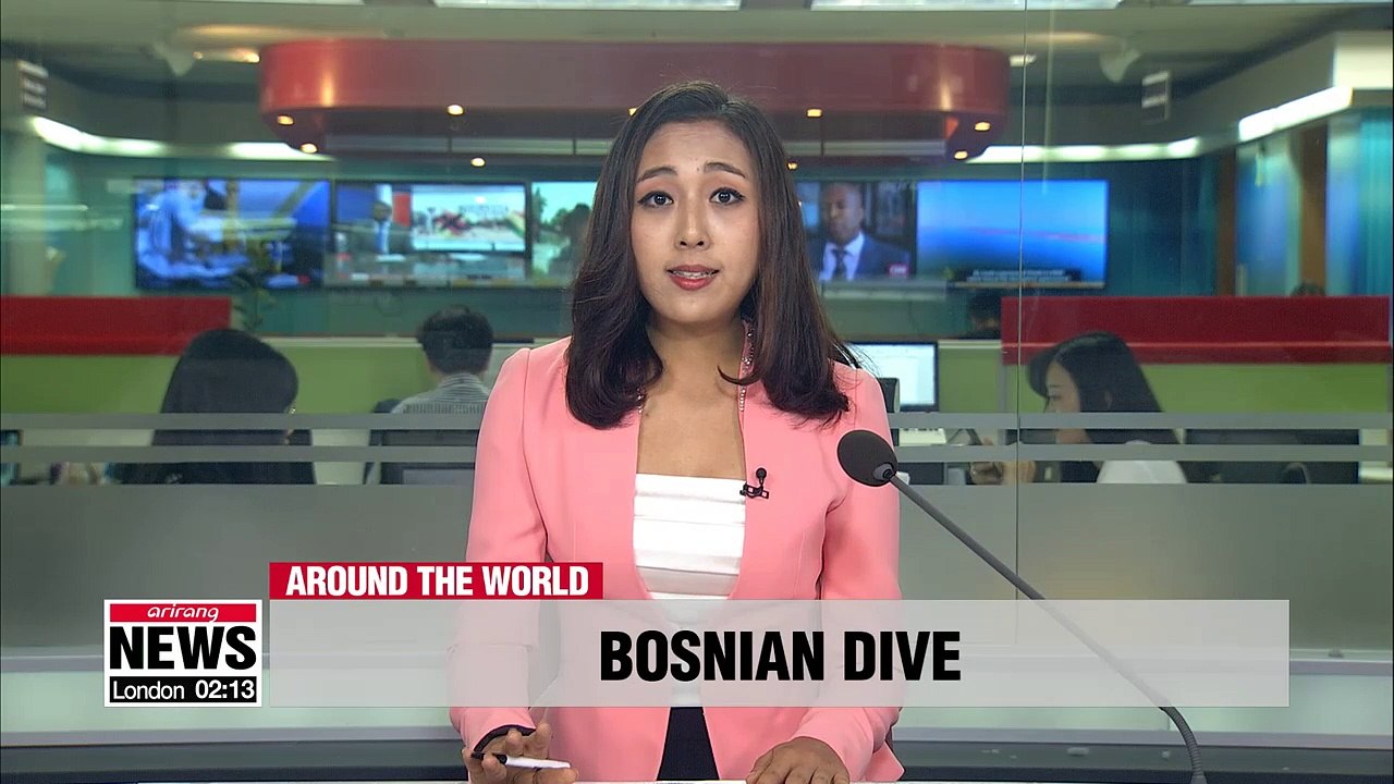 Age-old Bosnian diving contest held Sunday