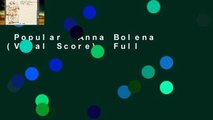 Popular  Anna Bolena (Vocal Score)  Full