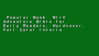 Popular Book  NIrV Adventure Bible for Early Readers, Hardcover, Full Color Interior, Lion