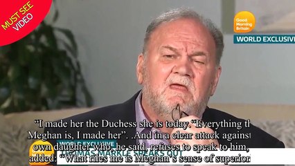 The Queen is happy because Meghan has cut off relationship with her father