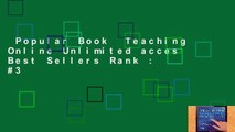 Popular Book  Teaching Online Unlimited acces Best Sellers Rank : #3