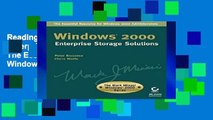 Reading Online Windows 2000 Enterprise Storage Solutions: The Essential Resource for Windows 2000