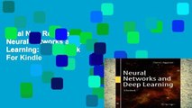Trial New Releases  Neural Networks and Deep Learning: A Textbook  For Kindle