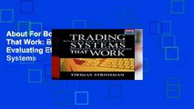 About For Books  Tradings Systems That Work: Building and Evaluating Effective Trading Systems
