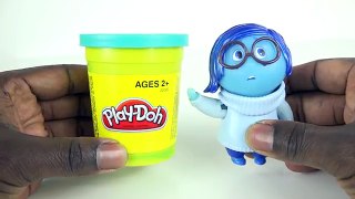 INSIDE OUT Sadness Turned Into Mermaid PlayDoh Dress Up How To Makeover Toys