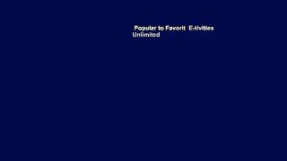 Popular to Favorit  E-tivities  Unlimited