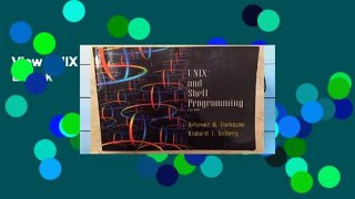View UNIX and Shell Programming Ebook