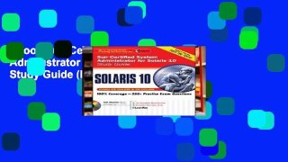 Ebook Sun Certified System Administrator for Solaris 10 Study Guide (Exams CX-310-200