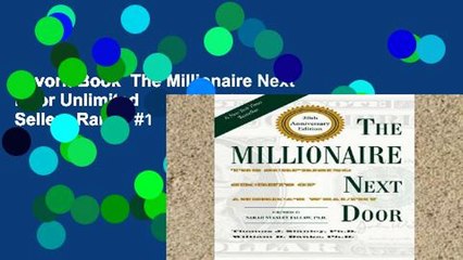 Favorit Book  The Millionaire Next Door Unlimited acces Best Sellers Rank : #1