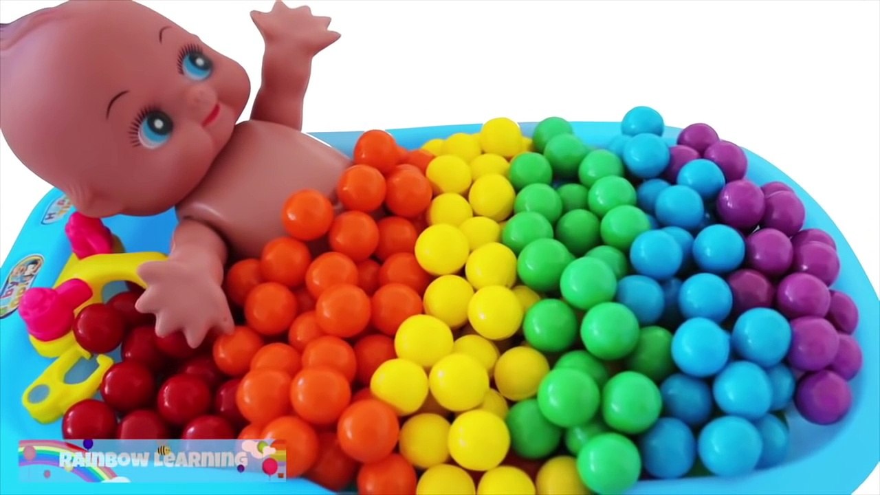 Learn Colors for Children Body Paint Play Doh Stars Candy Toys Finger Family Nursery Rhyme