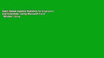 Open Ebook Applied Statistics for Engineers and Scientists: Using Microsoft Excel   Minitab: Using