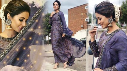 Hina Khan's ETHNIC LOOK in London goes viral। Boldsky
