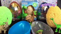 Huevos Sorpresa de Play Foam, El Gran Dinosaurio, huevos de Dinosaurios Jurassic World En