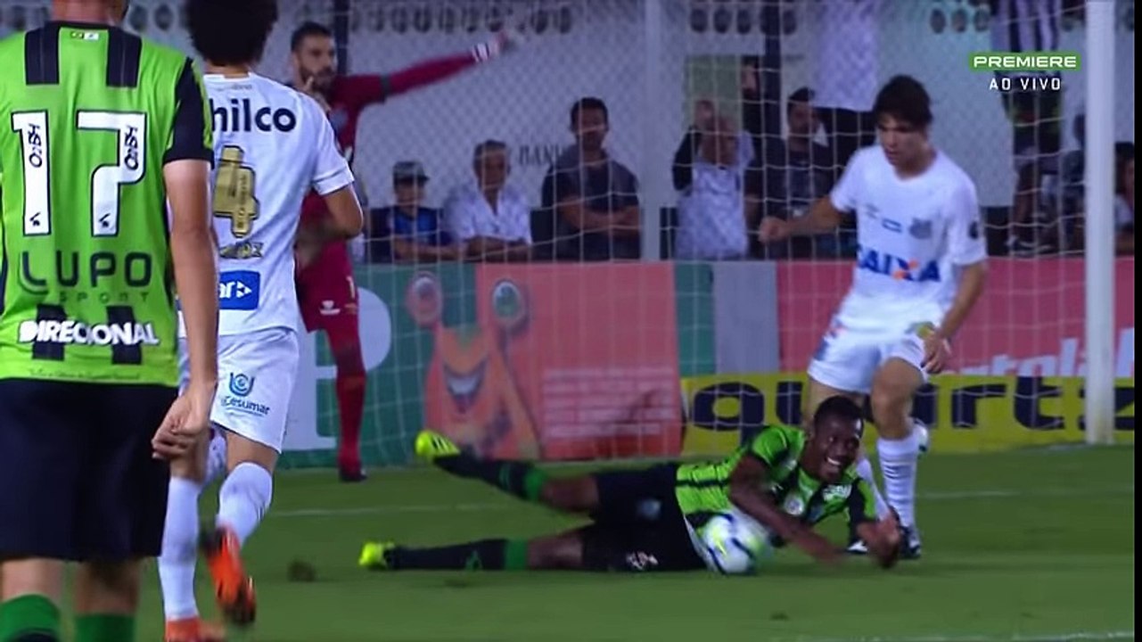 Santos 0 x 1 América-MG - Melhores Momentos (HD 60fps) Brasileirão 29_07