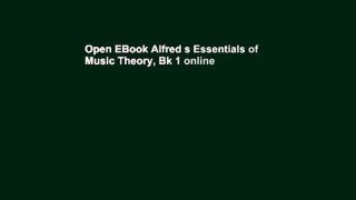 Open EBook Alfred s Essentials of Music Theory, Bk 1 online