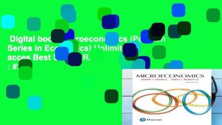 Digital book  Microeconomics (Pearson Series in Economics) Unlimited acces Best Sellers Rank : #2