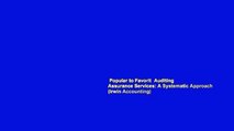 Popular to Favorit  Auditing   Assurance Services: A Systematic Approach (Irwin Accounting)