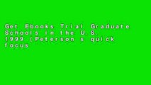 Get Ebooks Trial Graduate Schools in the U.S. 1999 (Peterson s quick focus grad series) For Ipad