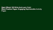 Open EBook 100 Write-And-Learn Sight Word Practice Pages: Engaging Reproducible Activity Pages