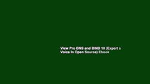 View Pro DNS and BIND 10 (Expert s Voice in Open Source) Ebook