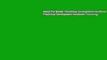 About For Books  Preclinical Development Handbook: Preclinical Development Handbook Toxicology