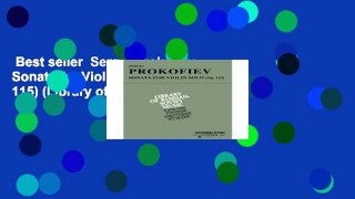 Best seller  Sergei Prokofiev Sonata for Violin Solo: (Op. 115) (Library of Russian-Soviet