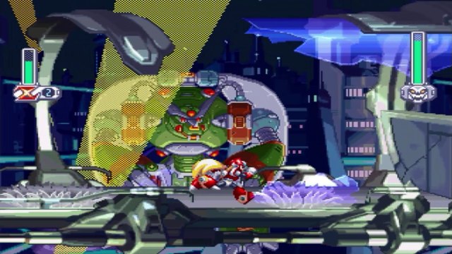 Mega Man X4 (Sega Saturn) - Jogando com Zero - Parte #1 - Zero resgata Iris