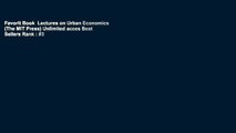 Favorit Book  Lectures on Urban Economics (The MIT Press) Unlimited acces Best Sellers Rank : #3