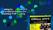 Reading books Office 2013 All in One for Dumies (For Dummies) P-DF Reading