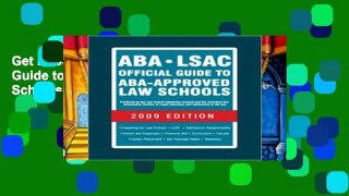 Get Ebooks Trial ABA-LSAC Official Guide to ABA-Approved Law Schools 2009 free of charge