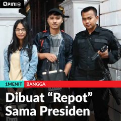 #1MENIT | Dibuat Repot Sama Presiden