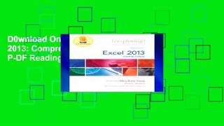 D0wnload Online Microsoft Excel 2013: Comprehensive (Exploring) P-DF Reading