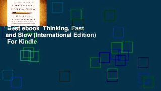 Best ebook  Thinking, Fast and Slow (International Edition)  For Kindle