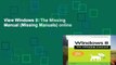 View Windows 8: The Missing Manual (Missing Manuals) online