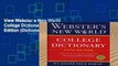 View Webster s New World College Dictionary, Fifth Edition (Dictionaries) online