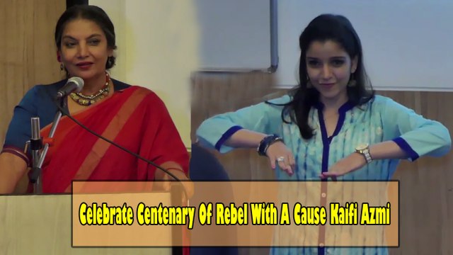 Shabana Azmi, Baba Azmi At Kaifi Kahakashan Celebrate Centenary Of Rebel With A Cause Kaifi Azmi