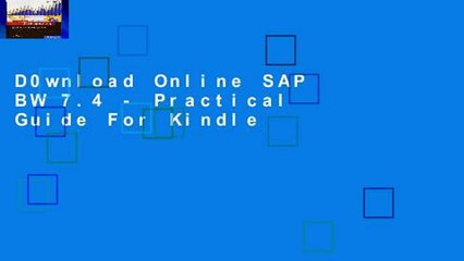 D0wnload Online SAP BW 7.4 - Practical Guide For Kindle