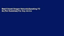 Best E-book Dragon NaturallySpeaking FD 4e (For Dummies) For Any device